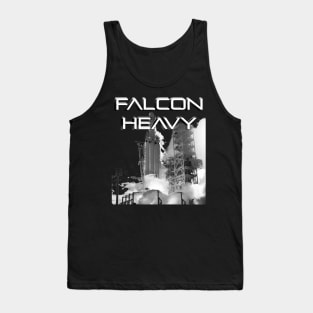 Falcon Heavy T-Shirt Falcon Heavy Tee version Black & White 02 T Shirt Tank Top